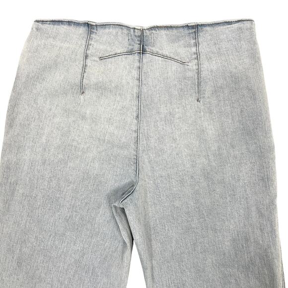 Express 70s Flare Jeans Women's 8R Light Wash Denim Trouser Hippie Boho Stretch - Picture 5 of 11